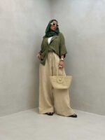 شومیز طرحدار مراکشی کد 220405 - تصویر 9
