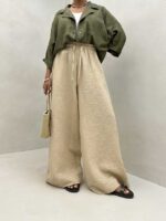 شلوار بگ کمرکش کد 101367 - تصویر 10