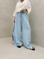 شلوار بگ کمرکش کد 101367 - تصویر 7