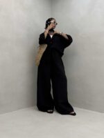 شومیز طرحدار مراکشی کد 220405 - تصویر 5
