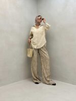 شومیز تک جیب کد 220410 - تصویر 7