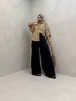 شومیز گیپور 2 جیب کد 220412 - تصویر 7