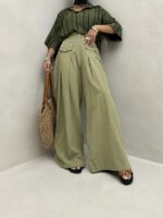 شلوار بگ طرح جیب کد 101378 - تصویر 9