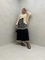شومیز پارچه گیپور کد 220411 - تصویر 2