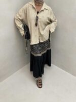 شومیز پارچه گیپور کد 220411