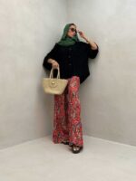 شومیز گیپور 2 جیب کد 220412 - تصویر 4