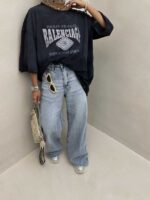 تیشرت لانگ BALENCIAGA کد 180388 - تصویر 4