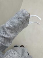 شومیز لینن کمرکش کد 220419 - تصویر 3
