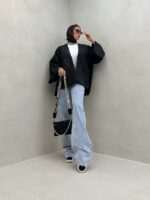 مانتو بغل چاک کد 120291 - تصویر 4