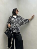 ست شومیز و شلوار طرحدار کد 160556 - تصویر 7
