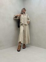 ست 2 تیکه ریش دار کد 160552 - تصویر 4