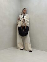 ست مانتو و شلوار کنفی کد 160553 - تصویر 2