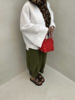 مانتو کتی پشت چاک کد 120292 - تصویر 9