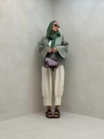 مانتو کتی پشت چاک کد 120292 - تصویر 2