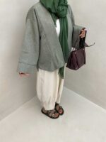 مانتو کتی پشت چاک کد 120292 - تصویر 3