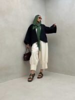 مانتو کتی پشت چاک کد 120292 - تصویر 4