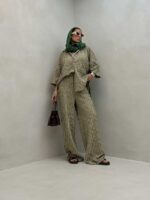 ست شومیز و شلوار کد 160559 - تصویر 3
