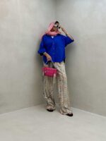شومیز ساده 2 جیب کد 220427 - تصویر 5