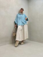 شومیز OVER کد 220366 - تصویر 5