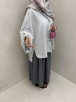 شومیز OVER کد 220366 - تصویر 16