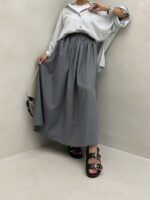 دامن لینن کد 101398 - تصویر 9