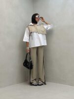 ست 2 رنگ نواردار کد 160564