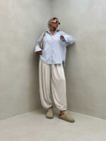 شومیز PATTERN کد 220435 - تصویر 5