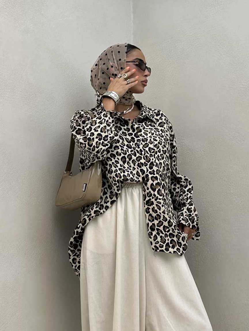 IMG_4506 شومیز LEOPARD کد 220438 - تصویر 1
