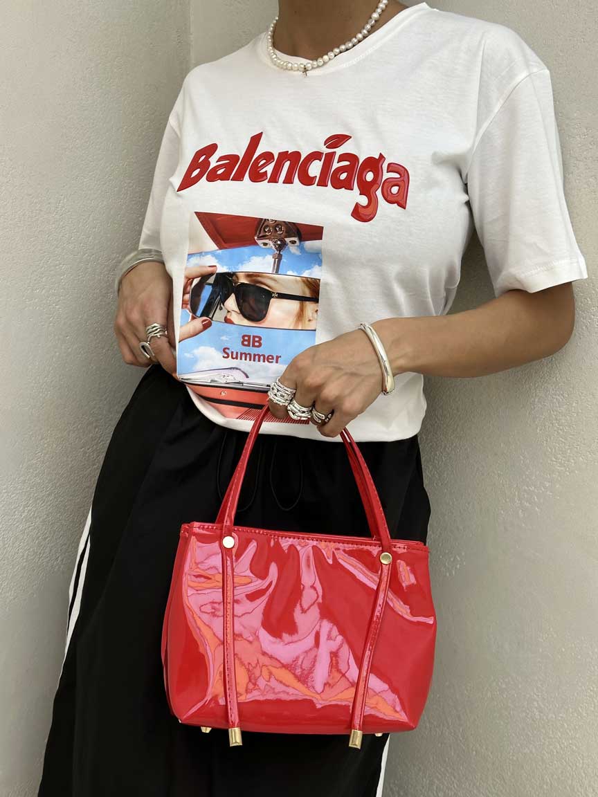 IMG_4861 تیشرت BALENCIAGA طرحدار کد 180408 - تصویر 1