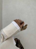 شومیز نیم تنه طرح جیب کد 220433 - تصویر 12