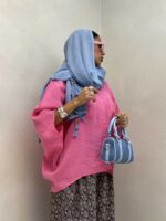 شومیز کیمانو 2 جیب کد 220408 - تصویر 7