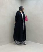 پیراهن بلند آستین پاکتی کد 240134 - تصویر 4