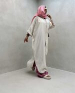 پیراهن بلند آستین پاکتی کد 240134 - تصویر 10