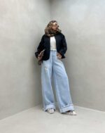 مانتو طرح جیب کد 120282 - تصویر 8