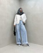 مانتو طرح جیب کد 120282 - تصویر 5