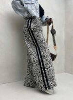 شلوار بغل نوار طرحدار کد 101342 - تصویر 5