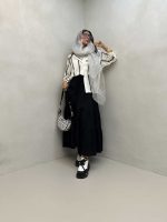 شومیز گیپور طرحدار کد 220457