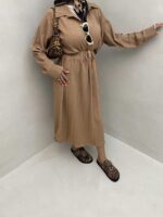 پیراهن بلند کمر گت کد 240144 - تصویر 4