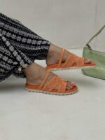 صندل HERMES گلدوزی کد 140729 - تصویر 7