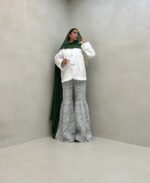 مانتو آستین سه ربع کد 120293 - تصویر 7