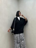 شومیز OVER ساده کد 220446 - تصویر 6