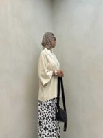 شومیز OVER ساده کد 220446 - تصویر 8