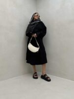 پیراهن بلند 3 دکمه کد 240145 - تصویر 8