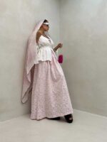 ست شومیز و پیراهن بابونه کد 160570