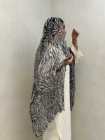 شال طرح پلنگی کد 310051
