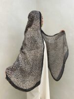 شال پلنگی حاشیه ساده کد 310064 - تصویر 4