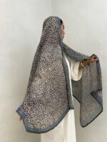شال پلنگی حاشیه ساده کد 310064 - تصویر 2