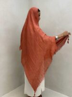 شال کنفی منگوله دار کد 310062 - تصویر 4