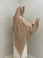 شال کنفی منگوله دار کد 310062 - تصویر 3