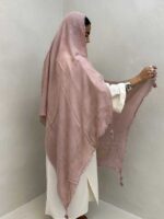 شال کنفی منگوله دار کد 310062 - تصویر 2